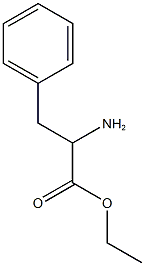 ethyl 2-amino-3-phenylpropanoate 结构式