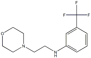 N-[2-(morpholin-4-yl)ethyl]-3-(trifluoromethyl)aniline 结构式