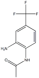 N-[2-amino-4-(trifluoromethyl)phenyl]acetamide 结构式