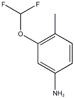 3-(difluoromethoxy)-4-methylaniline 结构式