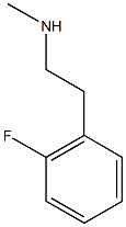 N-甲基-2-氟-Β-苯乙胺 结构式