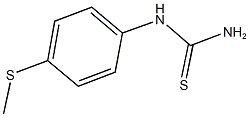 N-[4-(METHYLTHIO)PHENYL]THIOUREA 结构式