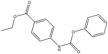 ETHYL 4-[(PHENOXYCARBONYL)AMINO]BENZOATE 结构式