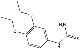 N-(3,4-DIETHOXYPHENYL)THIOUREA 结构式