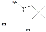 NEOPENTYLHYDRAZINE DIHYDROCHLORIDE 结构式