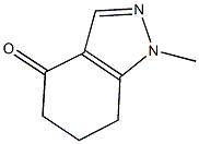 1-METHYL-1,5,6,7-TETRAHYDRO-4H-INDAZOL-4-ONE 结构式