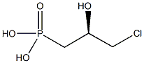 (2R)-3-CHLORO-2-HYDROXYPROPYLPHOSPHONIC ACID 结构式