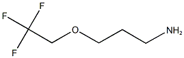 3-(2,2,2-TRIFLUOROETHOXY)PROPAN-1-AMINE 结构式