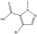 4-BROMO-1-METHYL-1H-PYRAZOLE-5-CARBOXYLIC ACID 结构式