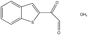 2-BENZO[B]THIOPHENEGLYOXAL HYDRATE, 95+% 结构式