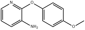 2-(4-methoxyphenoxy)pyridin-3-amine 结构式