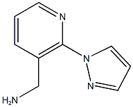 [2-(1H-pyrazol-1-yl)pyridin-3-yl]methylamine 结构式