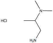 N-(2-amino-1-methylethyl)-N,N-dimethylamine hydrochloride 结构式