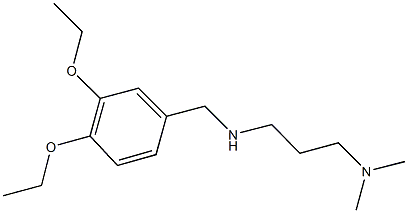 N'-(3,4-diethoxybenzyl)-N,N-dimethylpropane-1,3-diamine 结构式