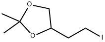 4-(2-iodoethyl)-2,2-dimethyl-1,3-dioxolane 结构式