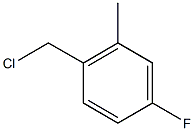 1-(chloromethyl)-4-fluoro-2-methylbenzene 结构式