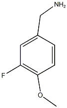 (3-fluoro-4-methoxyphenyl)methanamine 结构式