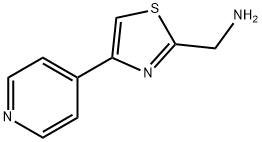 [4-(pyridin-4-yl)-1,3-thiazol-2-yl]methanamine 结构式