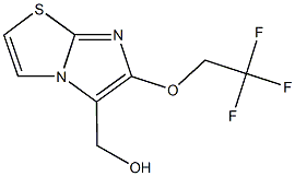 [6-(2,2,2-trifluoroethoxy)imidazo[2,1-b][1,3]thiazol-5-yl]methanol 结构式