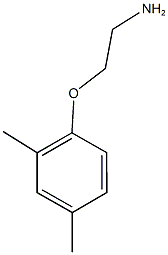 1-(2-aminoethoxy)-2,4-dimethylbenzene 结构式