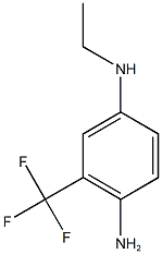 1-N-ethyl-3-(trifluoromethyl)benzene-1,4-diamine 结构式