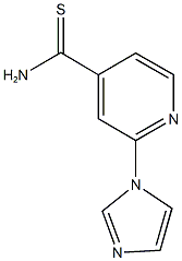 2-(1H-imidazol-1-yl)pyridine-4-carbothioamide 结构式