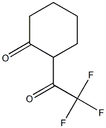 2-(2,2,2-trifluoroacetyl)cyclohexan-1-one 结构式
