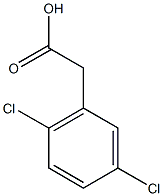 2-(2,5-dichlorophenyl)acetic acid 结构式
