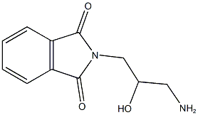 2-(3-amino-2-hydroxypropyl)-2,3-dihydro-1H-isoindole-1,3-dione 结构式