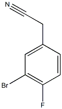 2-(3-bromo-4-fluorophenyl)acetonitrile 结构式