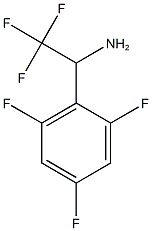 2,2,2-trifluoro-1-(2,4,6-trifluorophenyl)ethan-1-amine 结构式