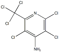 2,3,5-trichloro-6-(trichloromethyl)pyridin-4-amine 结构式