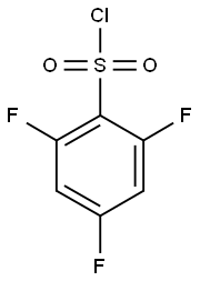 2,4,6-trifluorobenzene-1-sulfonyl chloride 结构式