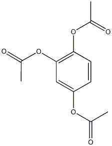 2,5-bis(acetyloxy)phenyl acetate 结构式