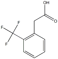 2-[2-(trifluoromethyl)phenyl]acetic acid 结构式