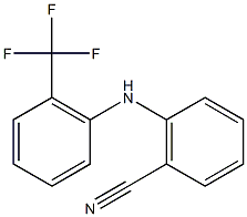 2-{[2-(trifluoromethyl)phenyl]amino}benzonitrile 结构式