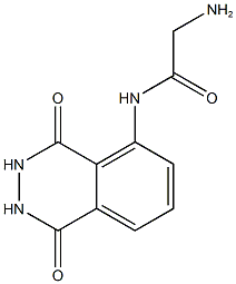 2-amino-N-(1,4-dioxo-1,2,3,4-tetrahydrophthalazin-5-yl)acetamide 结构式