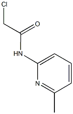 2-chloro-N-(6-methylpyridin-2-yl)acetamide 结构式