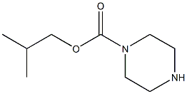 2-methylpropyl piperazine-1-carboxylate 结构式