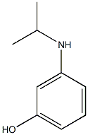 3-(propan-2-ylamino)phenol 结构式