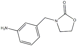 3-[(3-aminophenyl)methyl]-1,3-oxazolidin-2-one 结构式