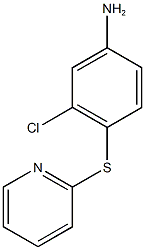 3-chloro-4-(pyridin-2-ylsulfanyl)aniline 结构式