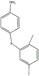 4-[(2,5-dimethylphenyl)sulfanyl]aniline 结构式