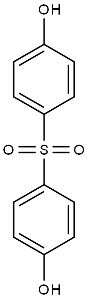4-[(4-hydroxybenzene)sulfonyl]phenol 结构式