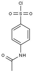 4-acetamidobenzene-1-sulfonyl chloride 结构式