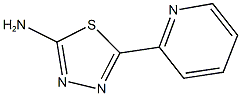 5-(pyridin-2-yl)-1,3,4-thiadiazol-2-amine 结构式