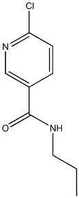 6-chloro-N-propylpyridine-3-carboxamide 结构式