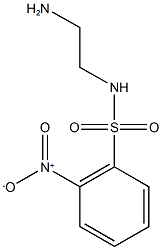 N-(2-aminoethyl)-2-nitrobenzene-1-sulfonamide 结构式