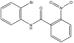 N-(2-bromophenyl)-2-nitrobenzamide 结构式