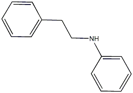 N-(2-phenylethyl)aniline 结构式